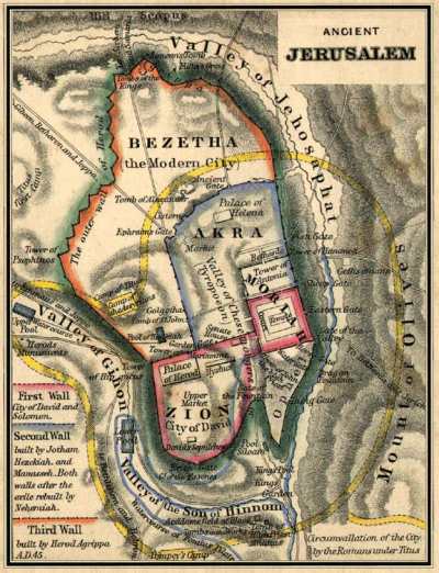Map Preview: Ancient Jerusalem