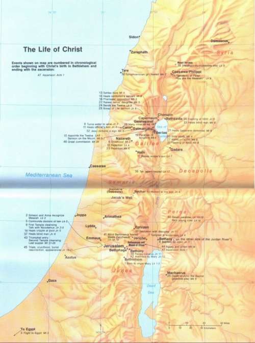 Map Preview: The Life of Christ - at BibleStudy.org